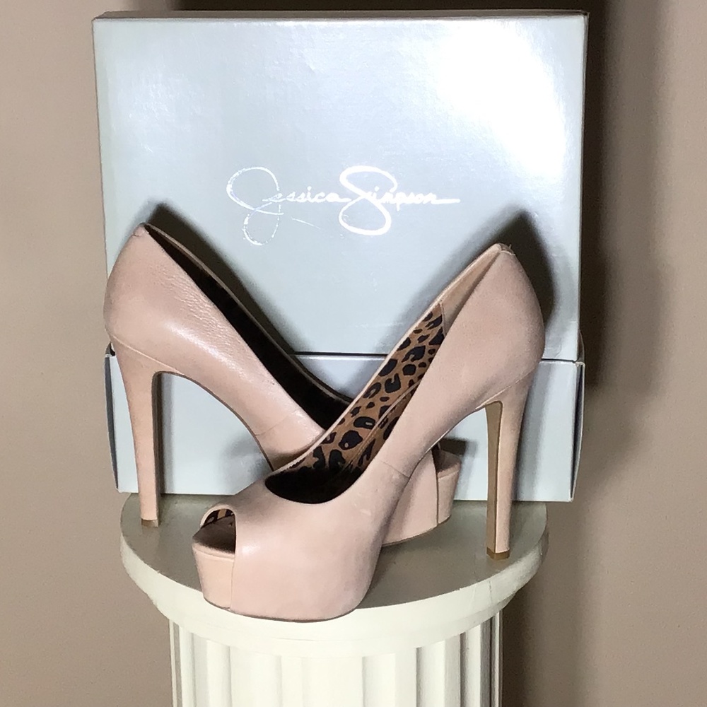 Jessica Simpson/Pale Pink/Luxury Nappa